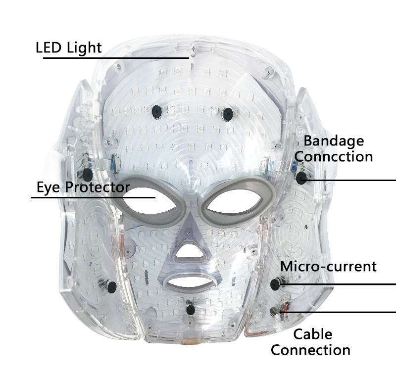 FanXi 7 Colors Light Therapy Face Mask Home Use Photon LED Light Mask