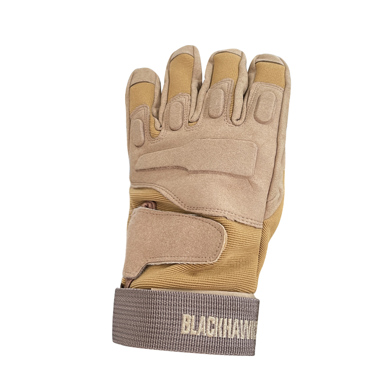 Puncture Resistant Full Finger Glove for Outdoor Climbing Adjustable Wrist Strap M-XL