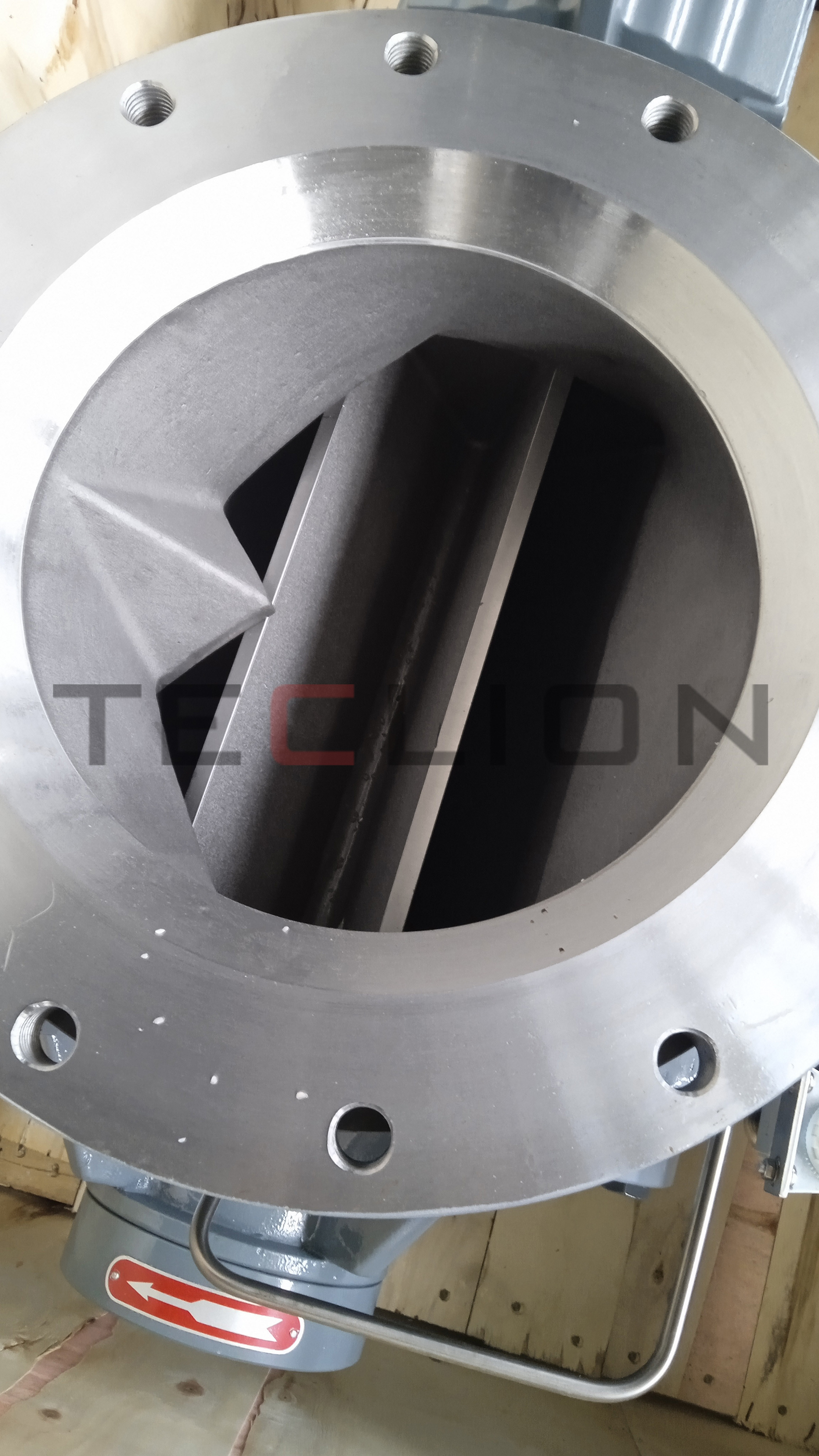 Carbon Steel Particle Rotary Feeder With Valve Housing / Rotor Material