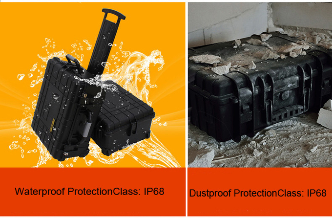 ABS Waterproof Hard Case With Foam For Camera Video Guns