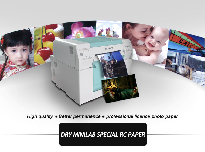 3R 5" Minilab Photo Paper 0.127m 240 Gsm Vivid Printing Color