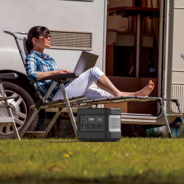 Real Time LCD Displays 1000W Power Station External Solar Panel Power Bank Charger For Emergency Outdoor Power Supply