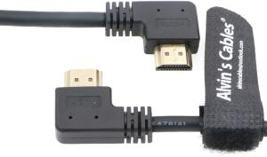 Buy cheap Right Angle HDMI 30cm Z Cam E2 L Shape 4K 60P HDMI Cable for Atomos Shinobi Ninja V Monitor Portkeys BM5 product