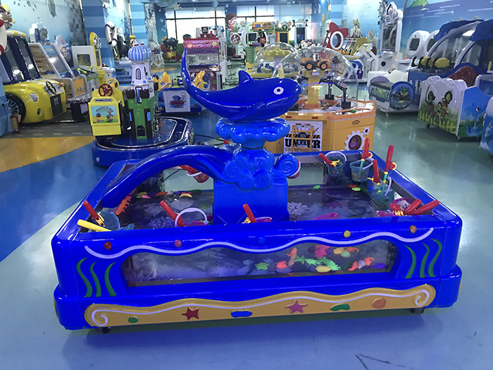 puzzle game Indoor Water Circulation System Musical Funny Go Fishing Pool Small Amusement Pond