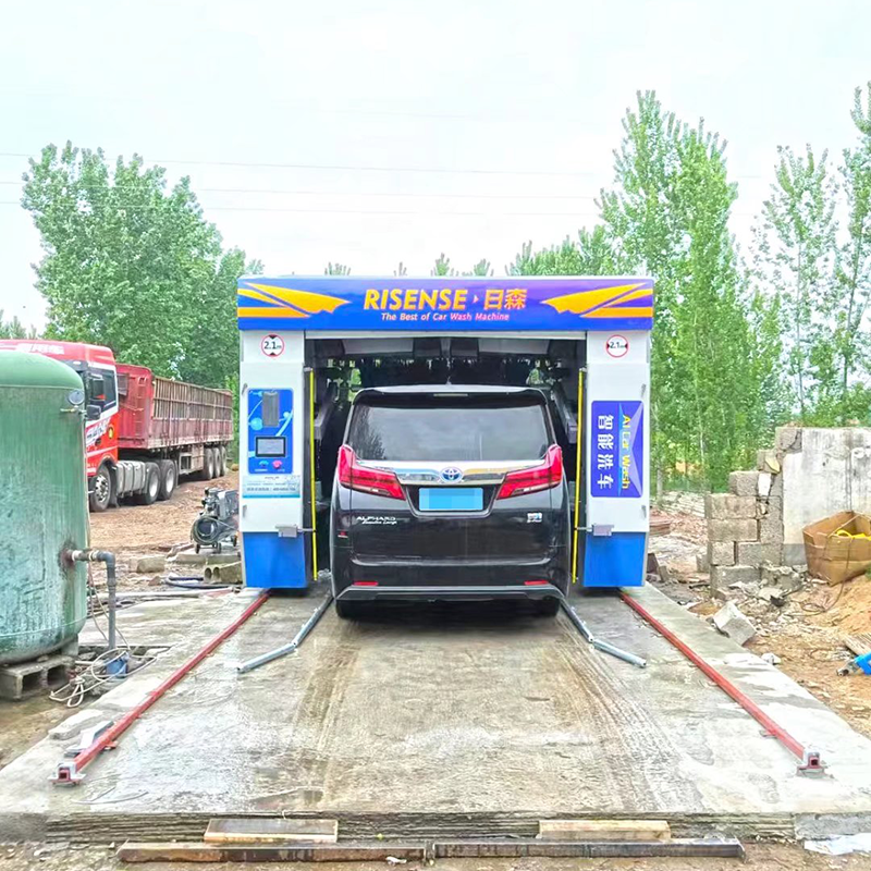 High Pressure Brush Washing Rollover Mobile Car Wash Machine Full Automatic