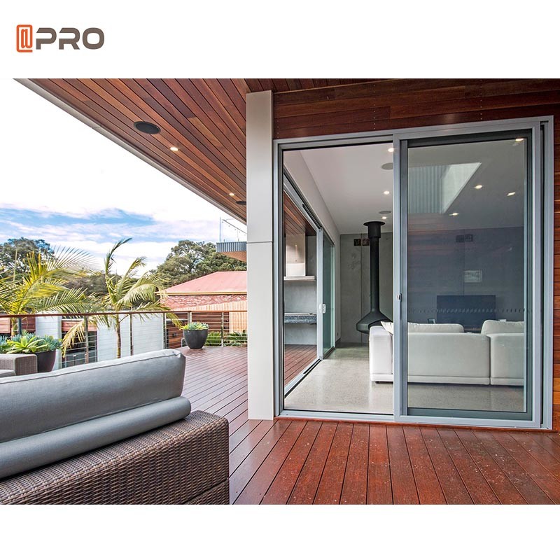 Bi - Folding 6063 Aluminium Glass Sliding Doors For Shopping Center