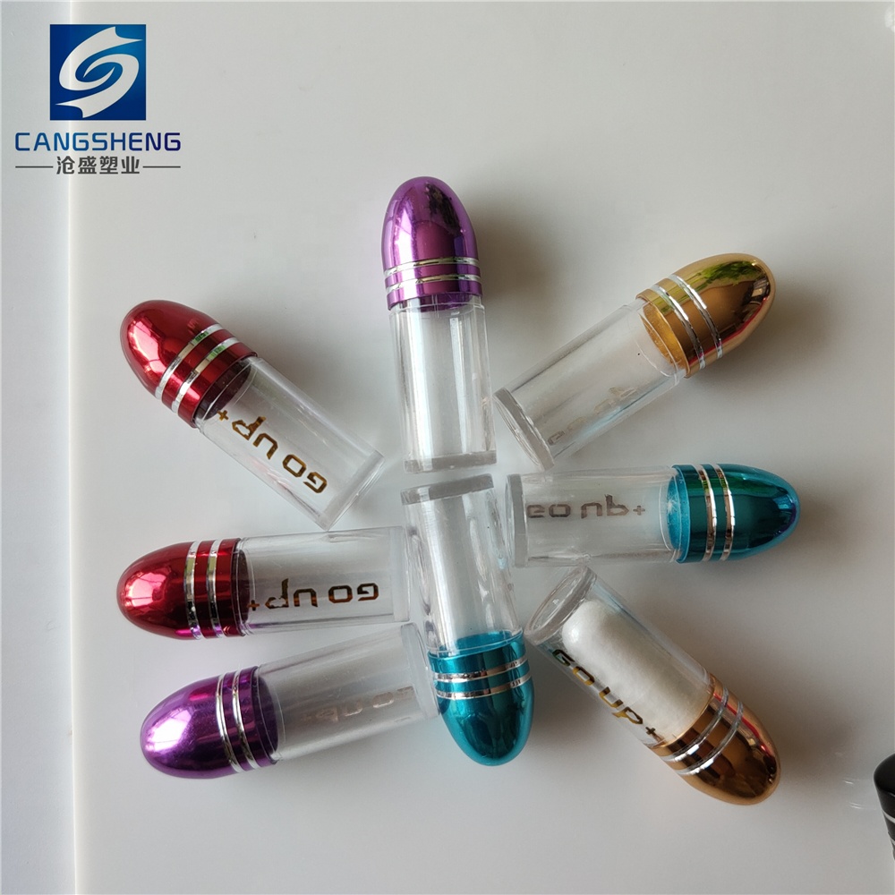 Polystyrene 2g Capacity Capsule Tube Eco Friendly