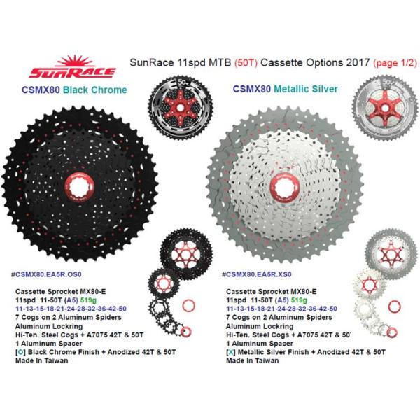 Alloy Freewheel X8 11 50T Shimano Bike Groupset