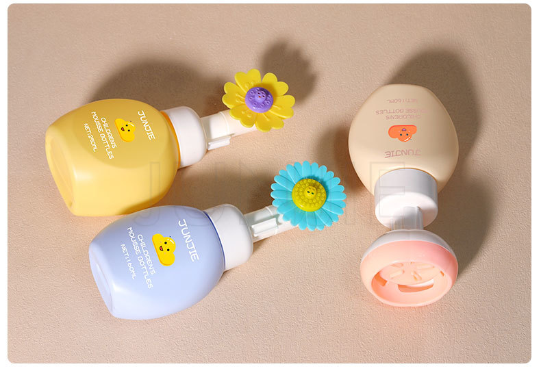 160ml Hand Wash Bottle Refillable Foaming Soap Dispenser Empty Custom Plastic Beauty Packaging