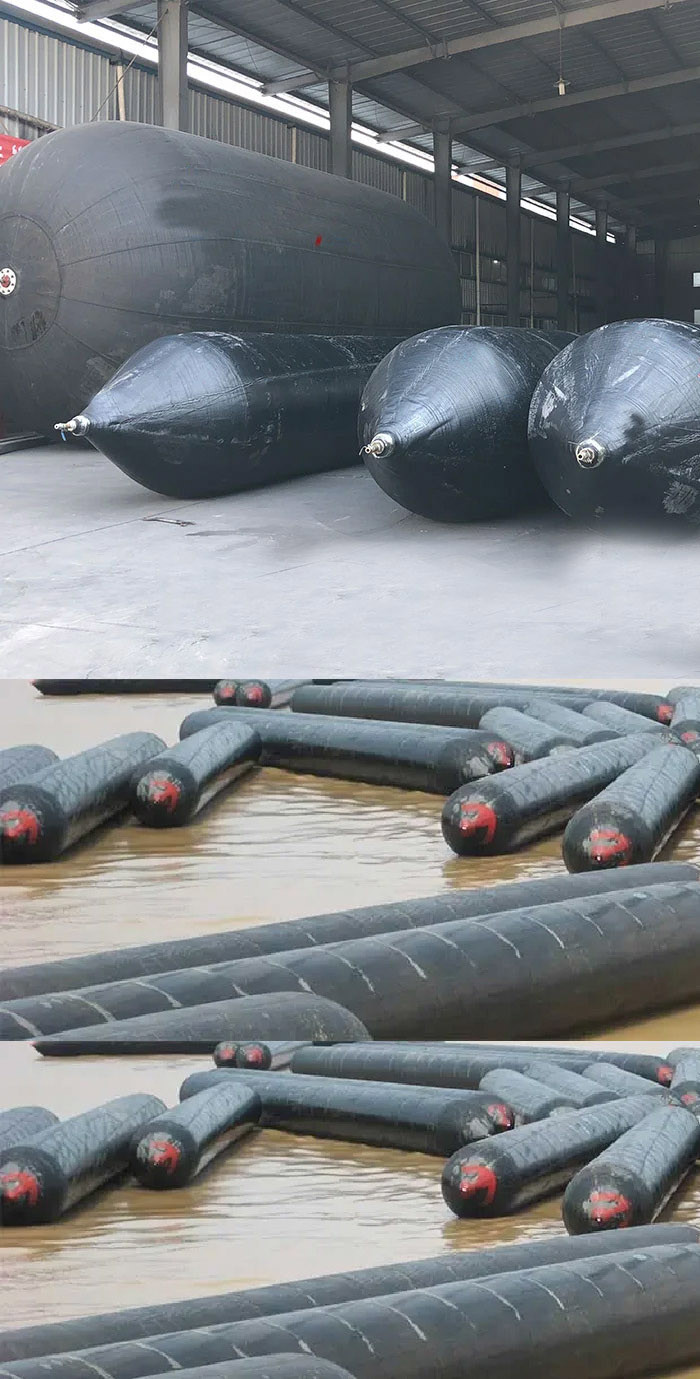0.5M Expert Technical Support Marine Ship Launching Rubber Air Bag For Ship