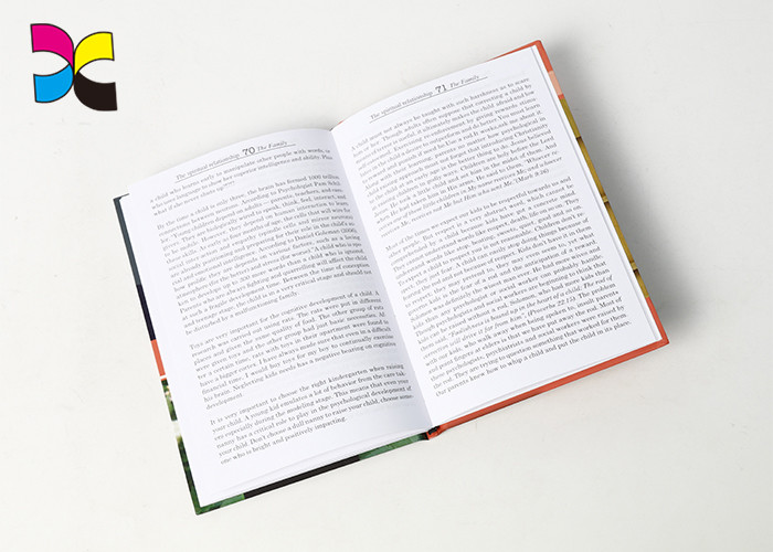 One Or Double Sides Hardcover Book Printing With Glossy / Matt Lamination
