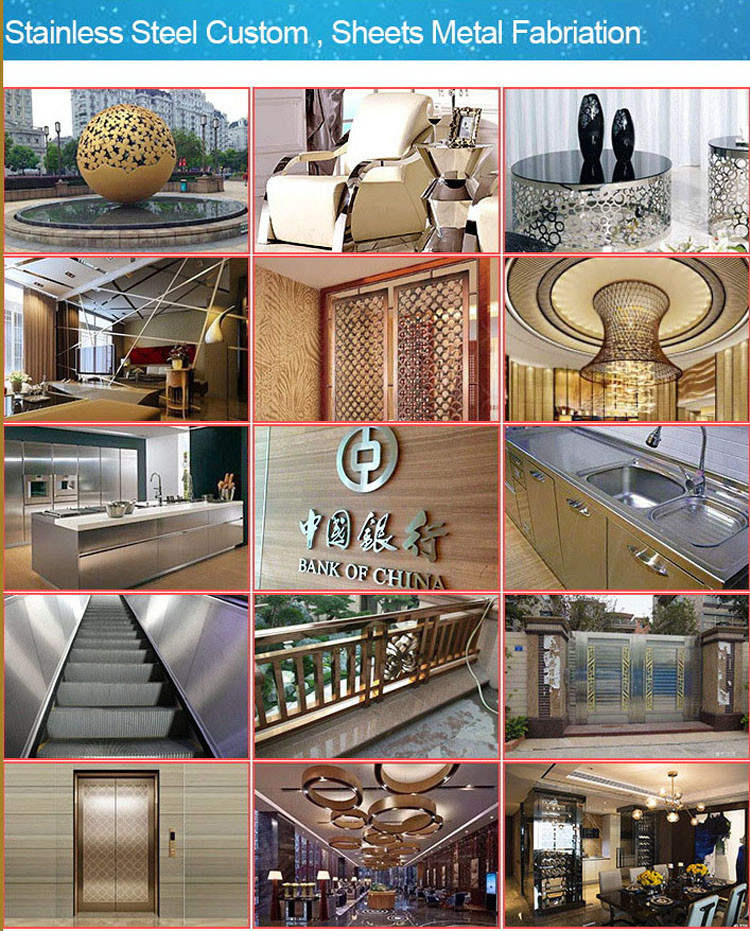 Foshan Manufacturer Embossed Stainless Steel Sheet For Building, Hotel, Supermarket Decoration