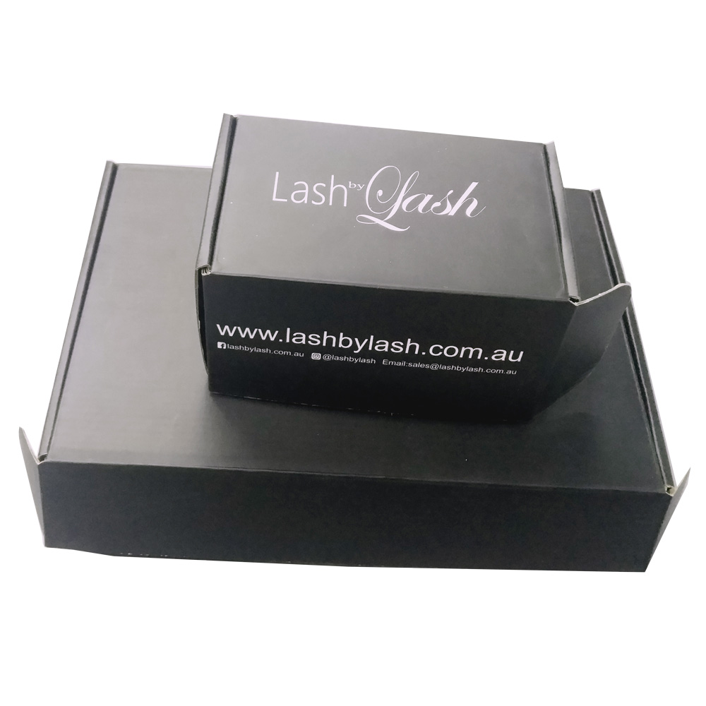 Custom Black Clothing Rigid Cardboard Corrugated Boxes For Packaging