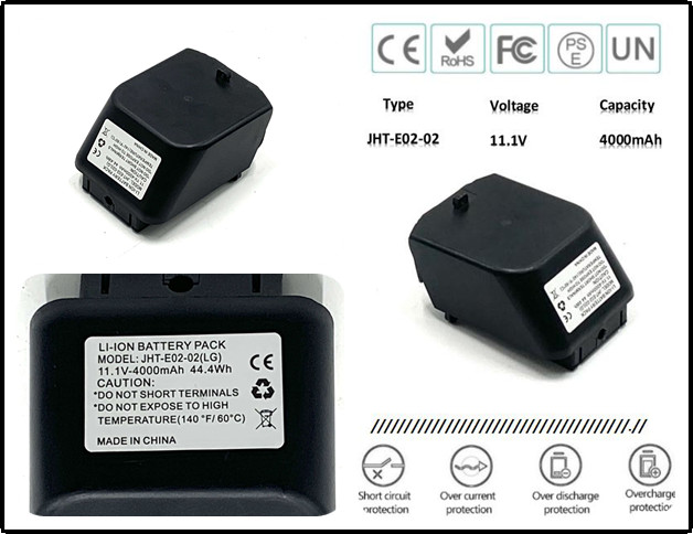 11.1V 4Ah Lithium Battery Electric Hammer Power Tool Lithium Ion Batteries