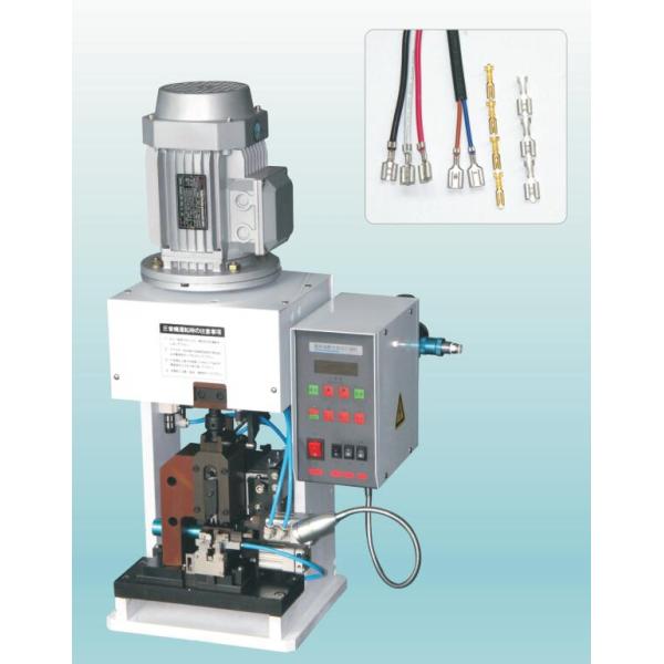 Desktop Automatic Wire Stripping And Crimping Machine 1.5 Ton Press Capacity