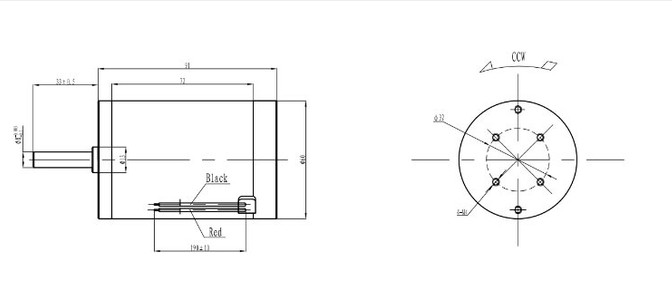 D6090 Dc Electric Water Pump Motor Rated Voltage 12VDC For Laboratory Machine、 precision instruments
