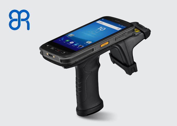 4G WiFi Bluetooth Connection UHF Mobile RFID Reader , Data Collection RFID Handset