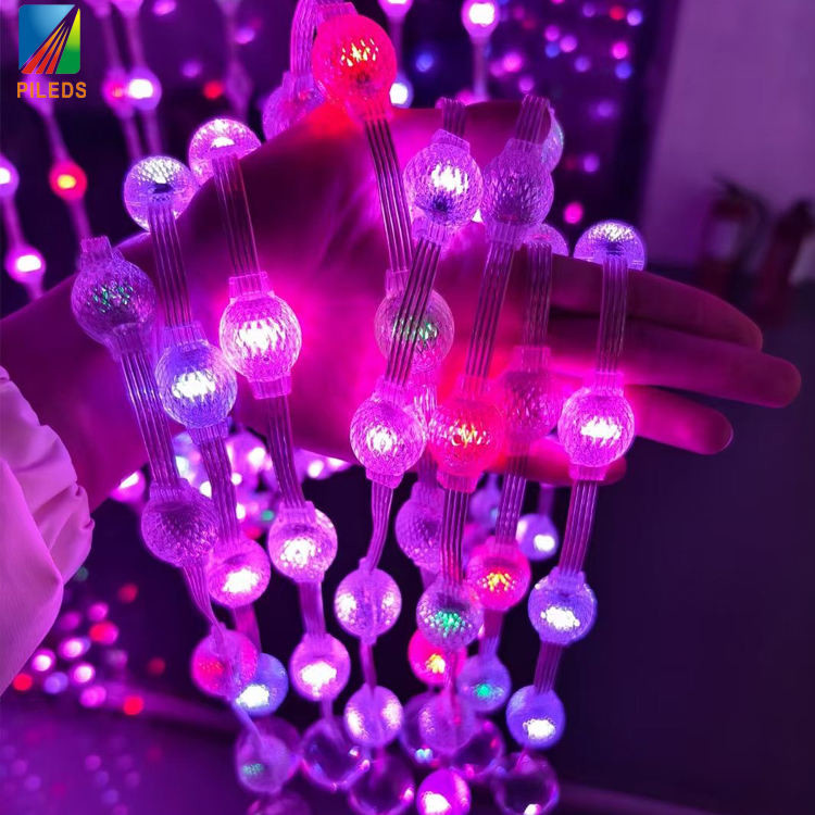 20mm 23MM Pixel Led 3D Ball Smart RGB SM16703 Full Color DC12V 6pcs SMD3535 Waterproof IP68