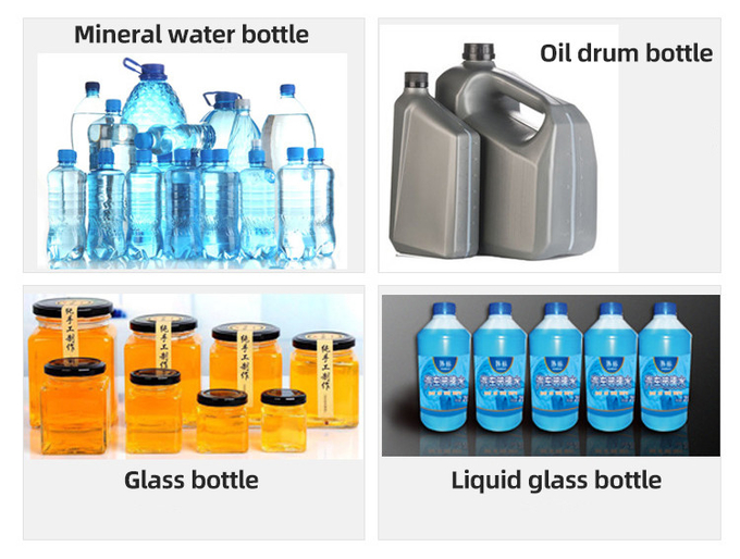 Semi Automatic Horizontal Tin Can Sealing Machine Shampoo Plastic Trigger Spray Bottle Capping Machine