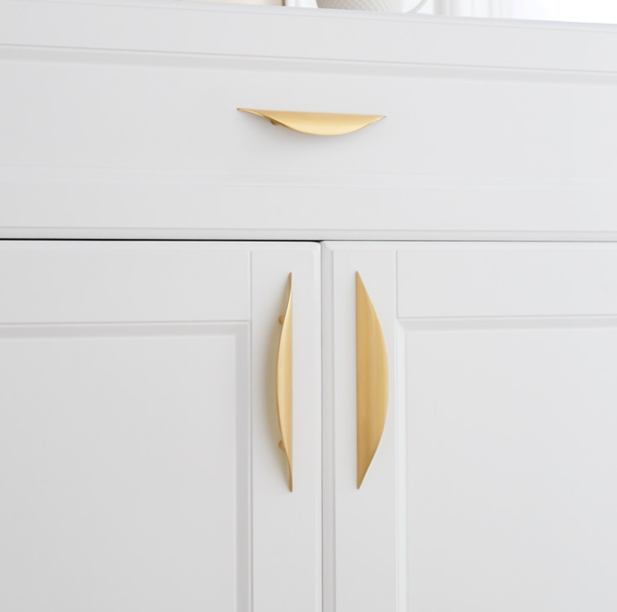 Furniture Cabinet Zinc Alloy Pull Handle Kitchen 96mm Gold Brass Drawer Dresser Knobs