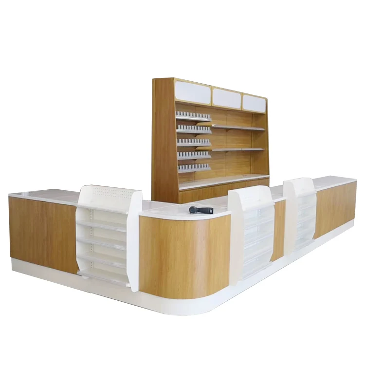 CE Certificate Supermarket Bill Counter Eco Friendly Checkout Counter