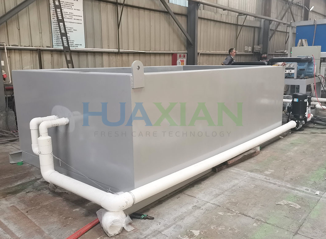 Carbon Steel Ice Block Making Machine Air Cooled 25kgs Blocks 5 Ton Salt Water