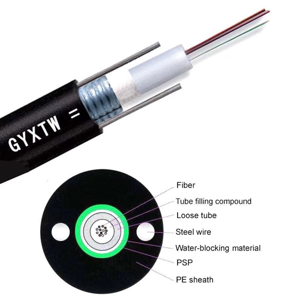 Multi Mode HDPE Direct Burial Fiber Optic Cable 1000~4000m / Reel