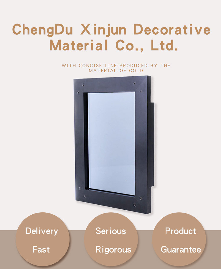 Black Kitchen Cabinet Drawer 450mm Aluminum Alloy Frame