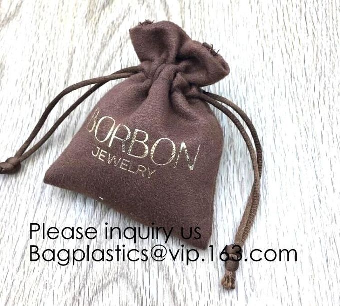 Envelop Red Velvet Christmas Pouch Promotional Red Velvet Packaging Bag For Cosmetic Gift Packaging, For Jewelry, bottle
