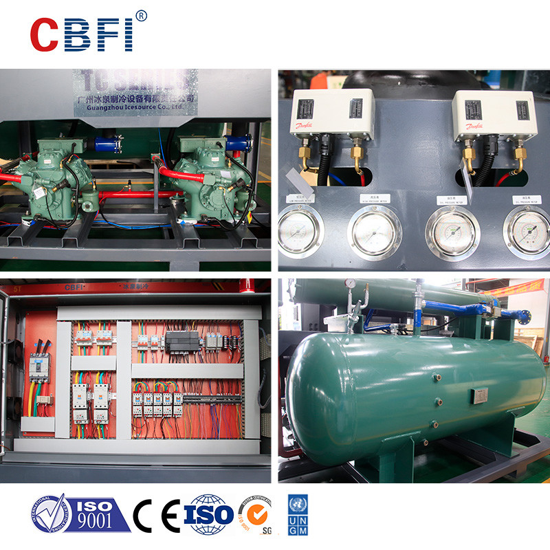 R404a Ice Tube Machine 5 Tons Per Day Ice Business Uniform Thickness