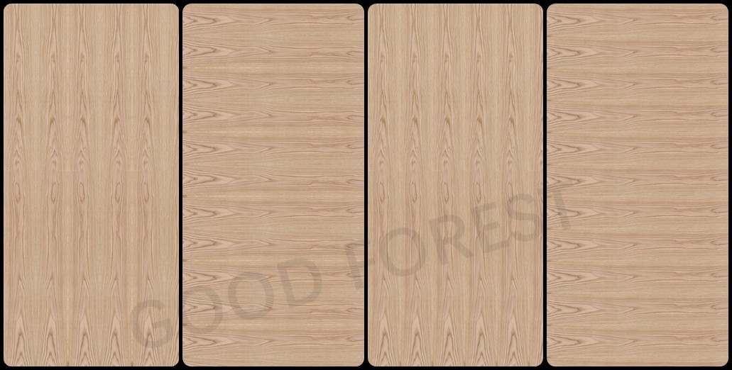 Customized White Oak Wood Veneer Rough Smoked Oak Veneer ISO