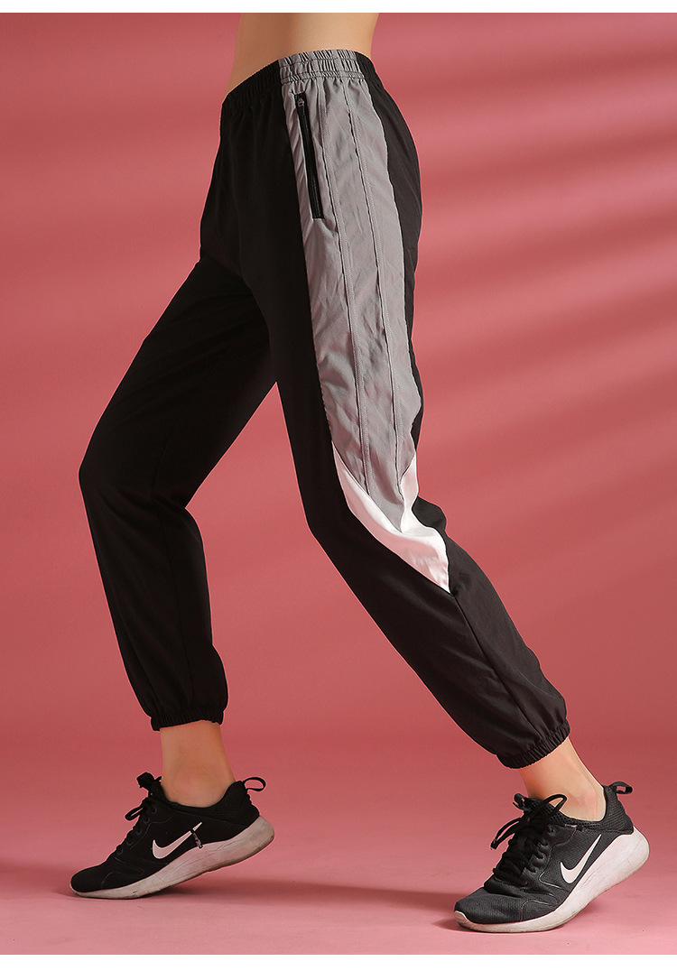 Woman Cropped Pants Quick Dry With Pocket Running Workout Leggings