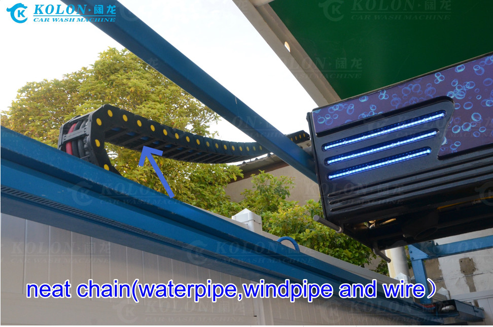 Automatic Brushless Touchless Car Wash Machine KL360-2 15kw Water Pump 12kw Air Dryer