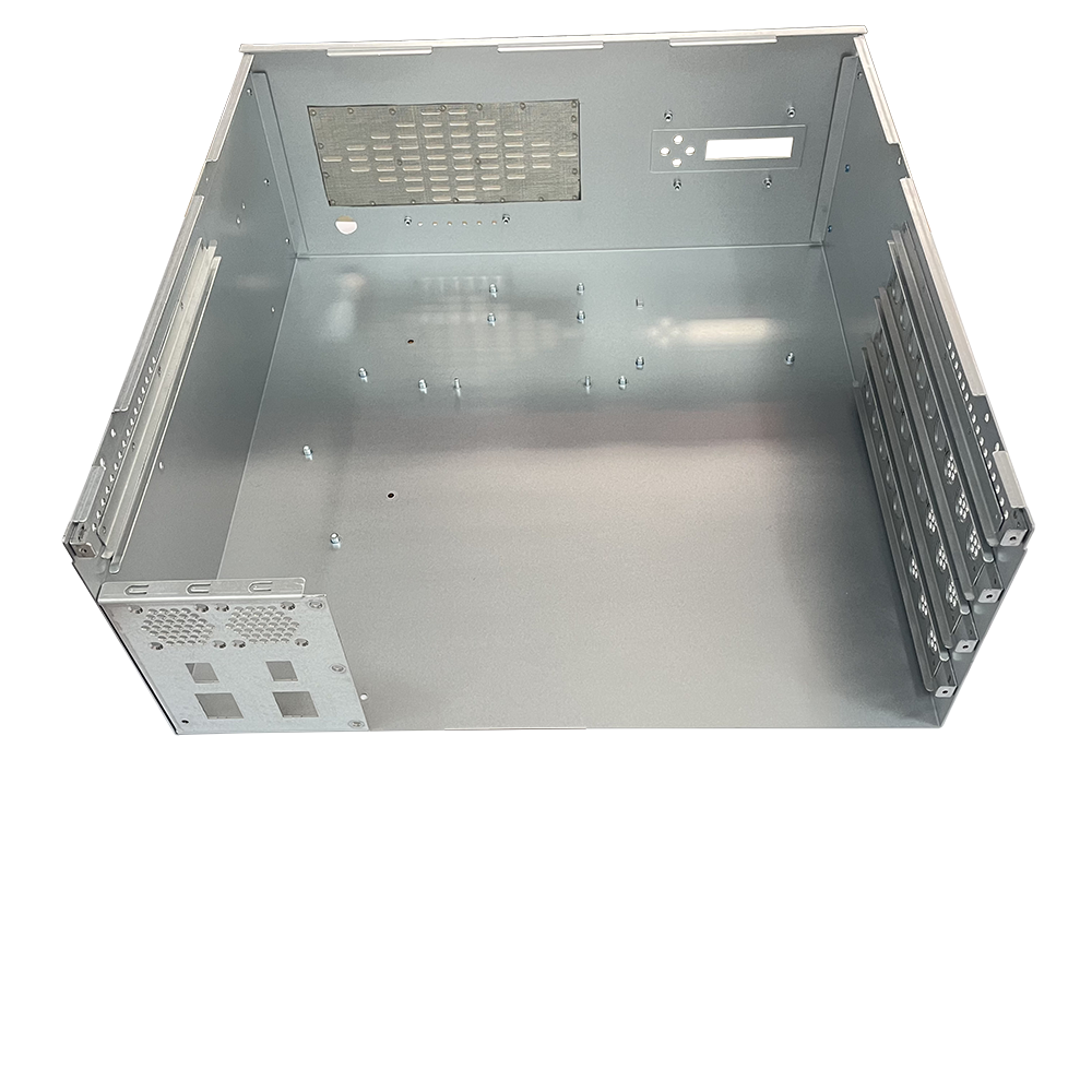 4U Server Case Black Rackmount Chassis Industry Case Short Case Supplier