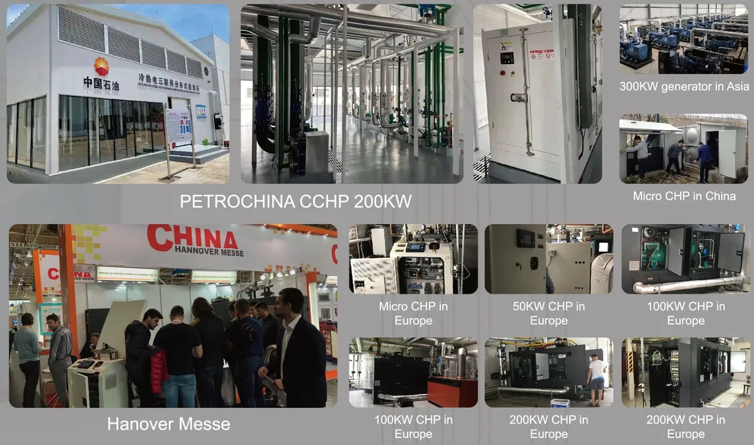 100kW Natural Gas CHP Unit with 84.4% Efficiency SP100N Model