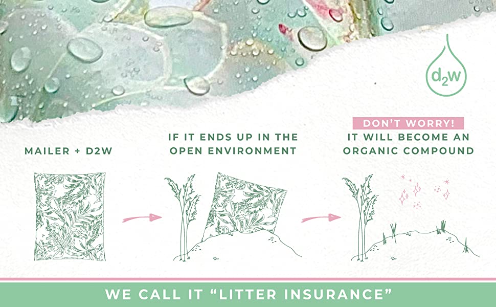 d2w mailers break down into organic compound