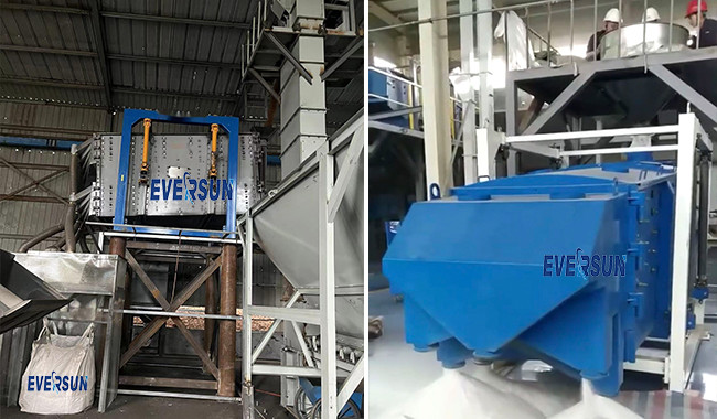 Support Customized Versatile Rectangular Separator Particle Sizing With 1-8 Screen Decks