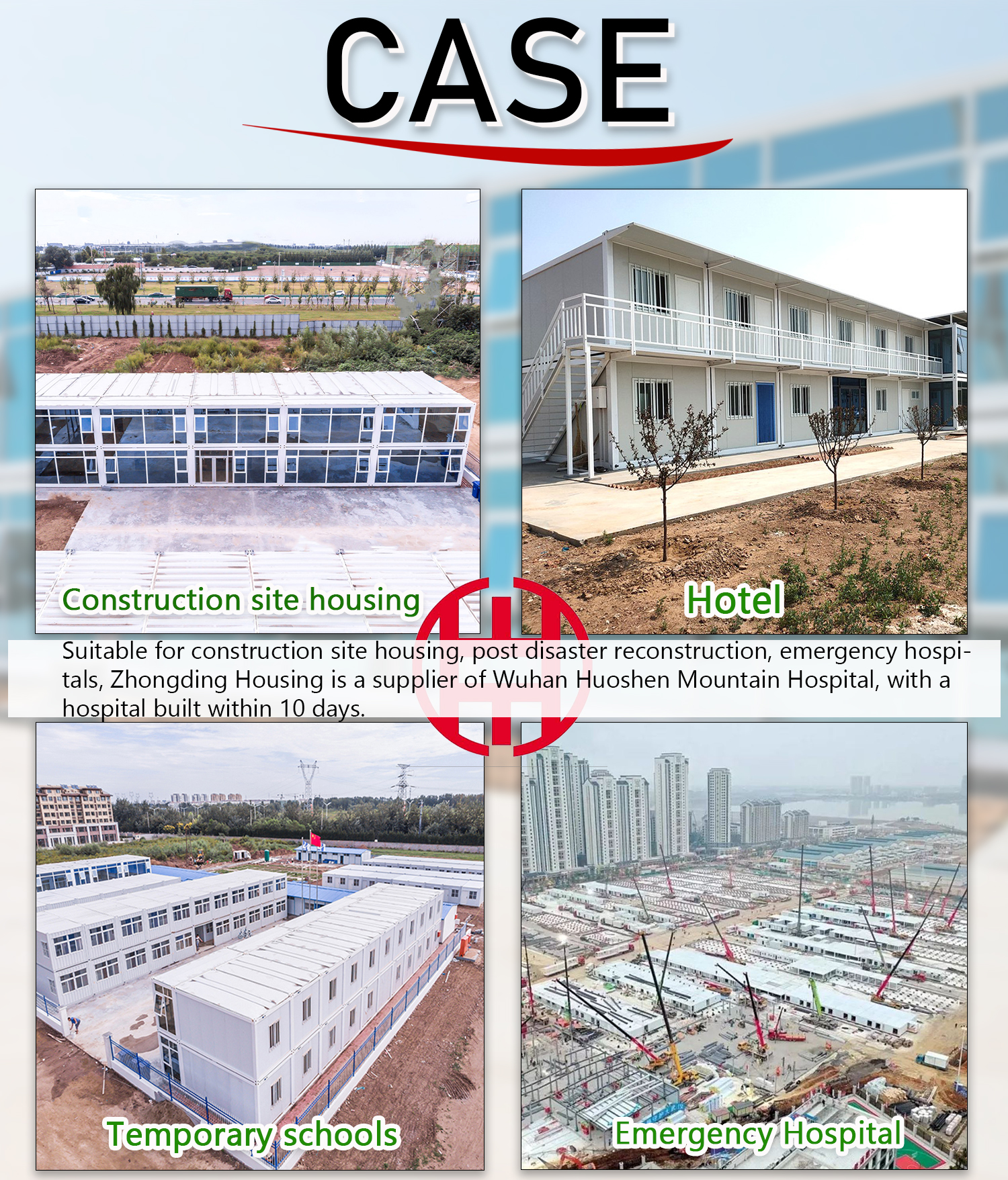 Detachable Prefabricated Container House with Toilet Customized Color OEM/ODM Support