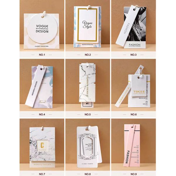 800gsm 400gsm Clothing Tag Label Paper Price Tag For Wedding Party Birthday