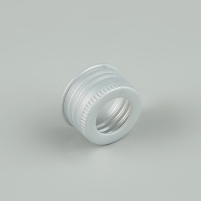 PP Pearlized Silver Collar Dropper Tops For Essential Oil Dropper
