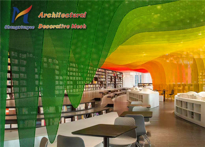 Ceiling Round Hole Perforated Metal Mesh Stainless Steel 1000mm