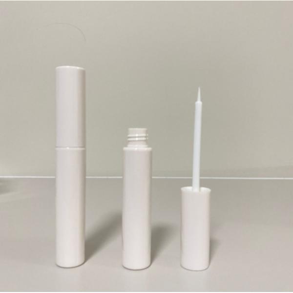 Quality 10ML Matte White Eyelash Glue Eyelash Serum Tubes UV Printing for sale