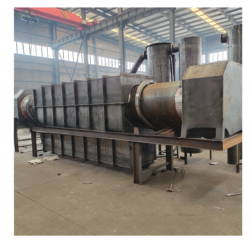 Continuous Rotary Charcoal Carbonization Furnace Equipment with Stainless Steel Design