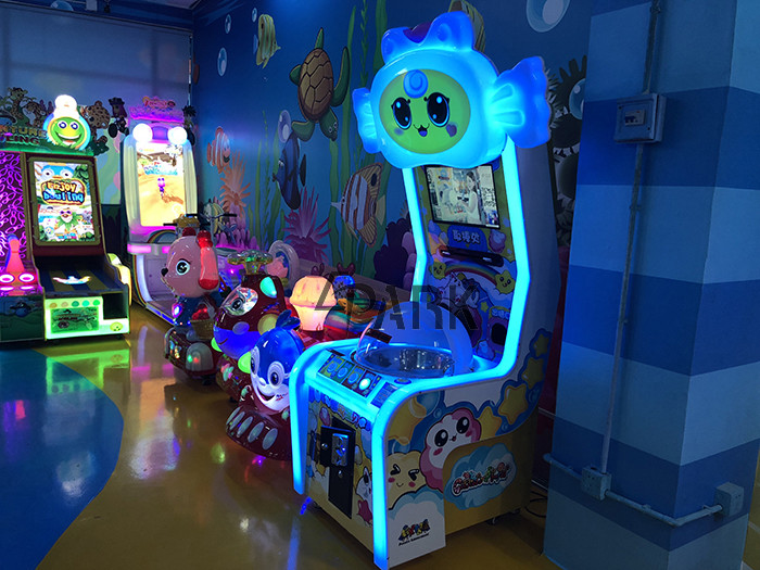 Video Hit Hammer Coin Pusher Arcade Machine Attractive And Exciting