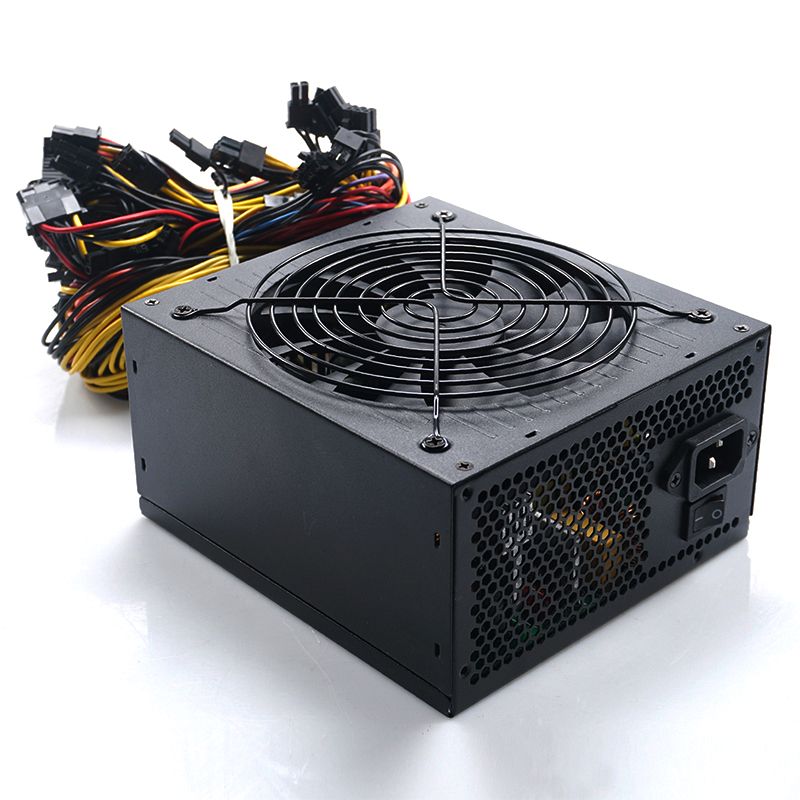 Power Supply ATX 1600W 1800W 2000W PSU 8 GPU 90 Plug PSU Machine Supports Graphics Card