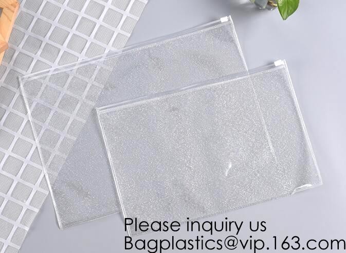 Eco Friendly Travel Beauty Classic Design Frosted Pvc Eva Packaging Bag With Zipper For Cosmetic,Travel Cosmetic storage