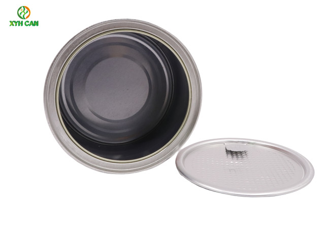 2 Piece Can Peanut Packaging with Innovation Glossy Printing Plastic Lid