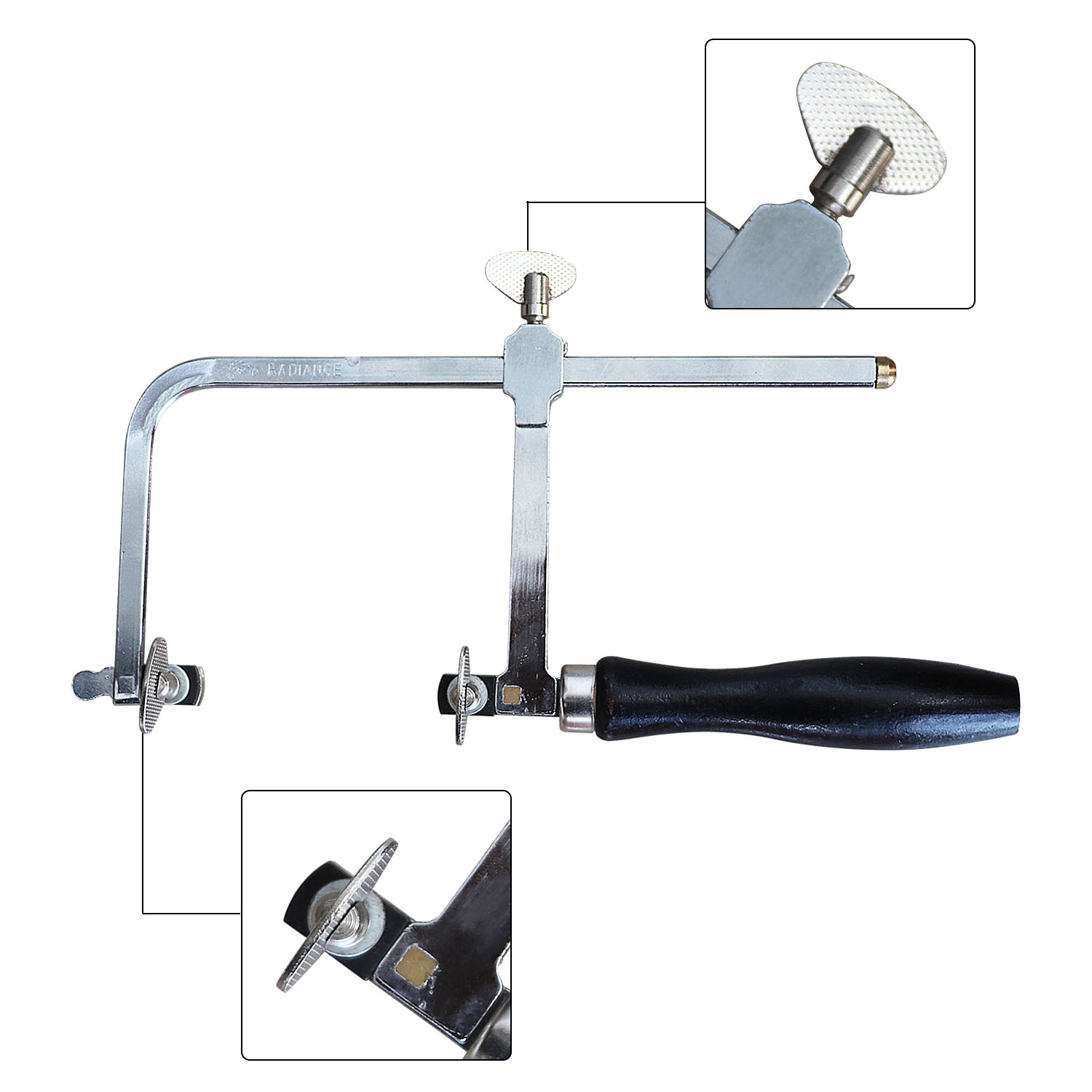 Stainless Steel Handmade Jewelry Tools U Shape Saw Frame Adjustable