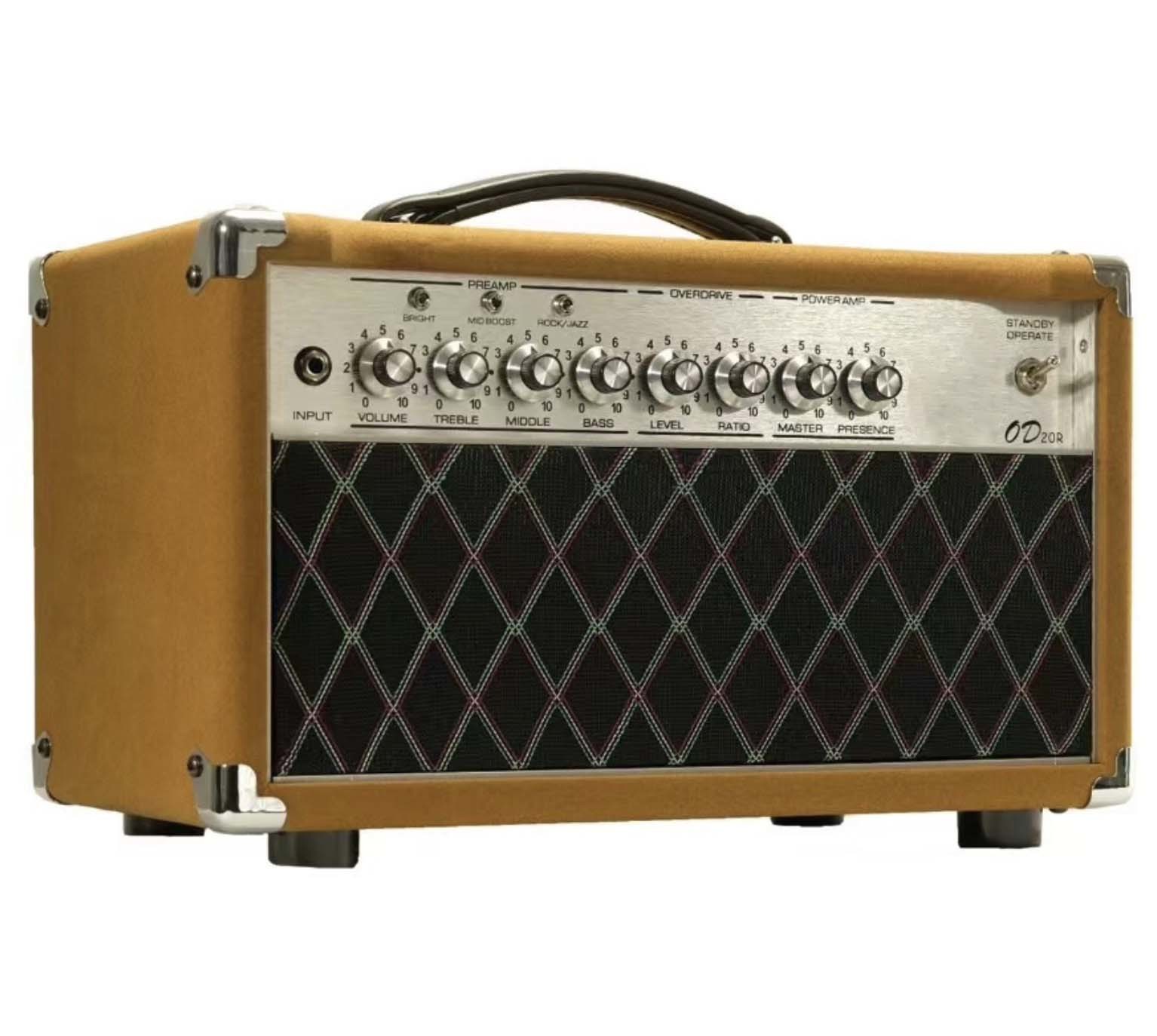 Custom Grand Amplifier ODR Overdrive Special Reverb Combo in White Color 20W JJ 12ax7/3, EL84/2 Effect Loop Dumble Style