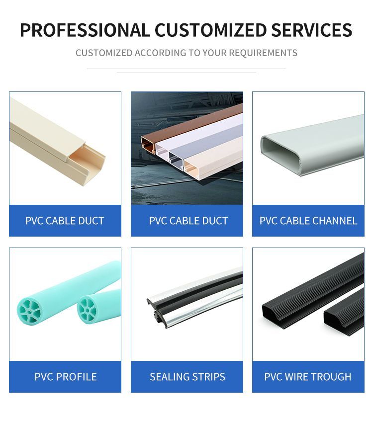 Electrical PVC Cable Management Trunking
